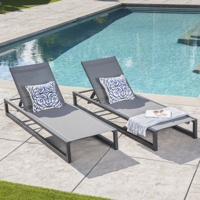 Alliyiah 77" Long Reclining Chaise