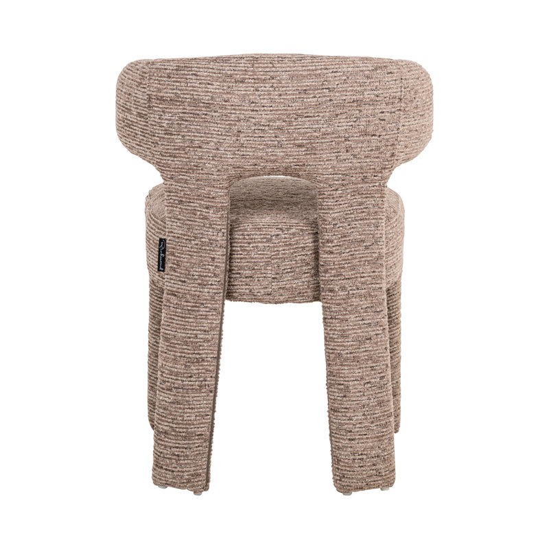 Nerio Upholstered Arm Chair, Brown