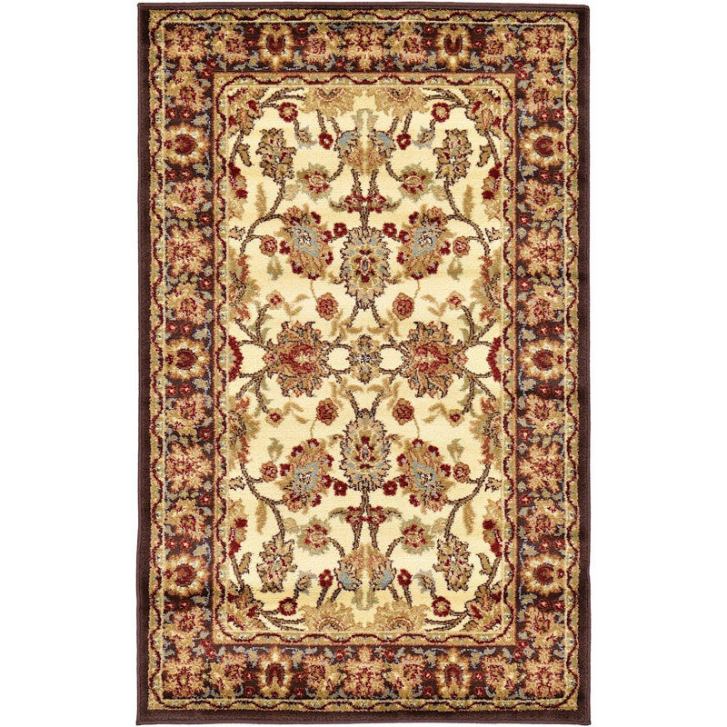 Tapis oriental beige / brun Niles, Rectangle 3 pi 3 po x 5 pi 3 po