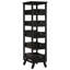 Commode de rangement noire 5 tiroirs-1303053345
