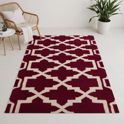Tapis rouge intérieur et extérieur Trellis