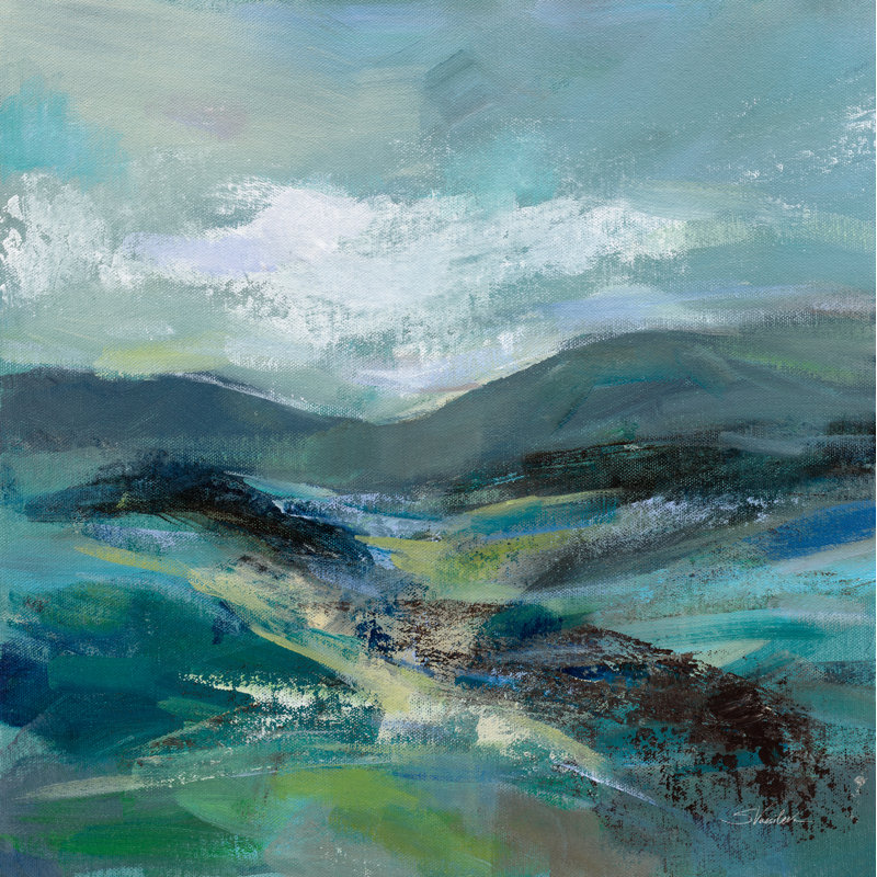 Turquoise Slopes I by Silvia Vassileva - Wrapped Canvas Art Prints, 91cm H x 61cm W x 3.8cm D