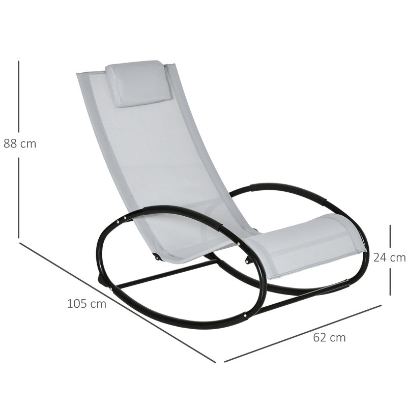 Nebil Metal Outdoor Chair