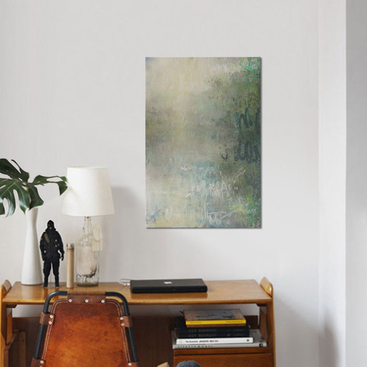 «Monet Monet Monet Mist», impression sur toile, H 12 po x l 8 po x P 0,75 po, Pas de tapis, Toile tendue