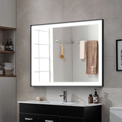 Nafiseh Rectangular LED Anti-Fog Vanity Mirror
