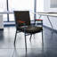 Chaise empilable robuste avec accoudoirs Aliya-727151115