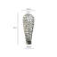 Tall Silver Aluminium Floor Vase-1882583037-1882583039