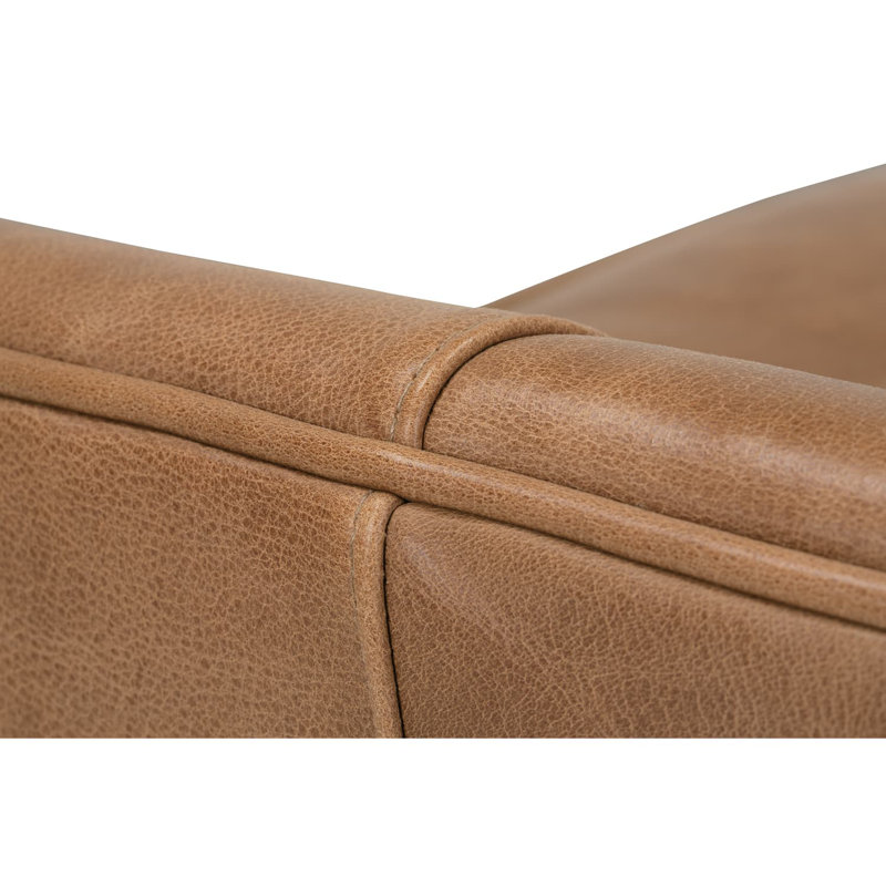 Nugget Leather Thatcher Chair