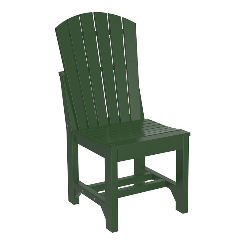 Chaise de patio à hauteur de bar adirondack Checketts, Vert