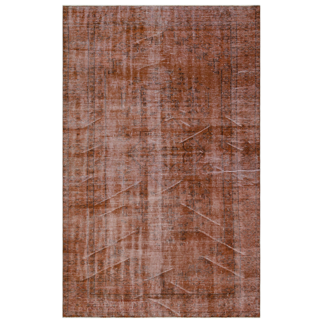 Atina Brown Vintage Wool Handmade Area Rug