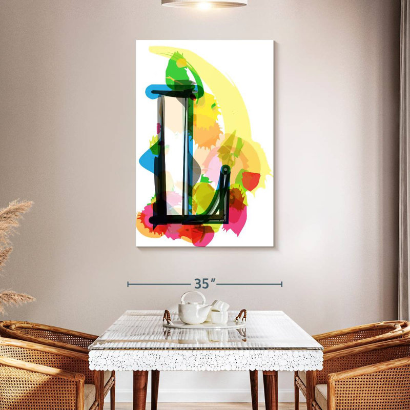 Keiri Abstract Letter L, 48" H x 32" W