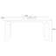 Gray + Nut-brown Rectangular Sintered Stone + Solid Wood Dining Table-2139762550