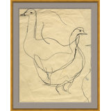 Duck Sketch Giclee Print by Finn And Ivy