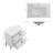 30" Bathroom Vanity With Ceramic Sink-501961946
