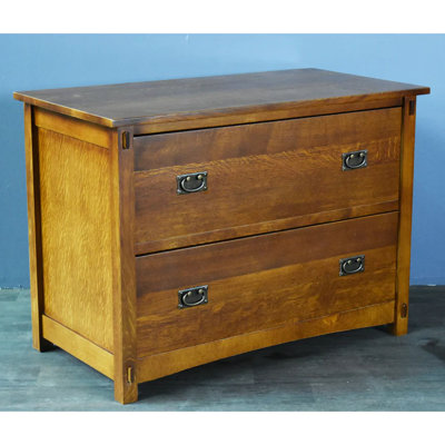 Mccready 41.75 " Wide 2 Solid Wood Lateral Filing Cabinet