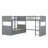 Bunk Bed With A Loft Bed Attached, With Drawers-661276852