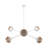 Keaz 6 - Light Sputnik Sphere Chandelier-2058873965