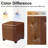 15.3" Square Faux Leather Storage Ottoman-2054872684
