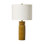 Ellen Degeneres Feikudo 1 Light Bedroom Home Office Living Room Lamp With White Linen Shade