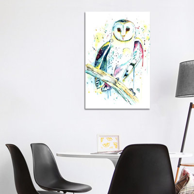 Hooot by Lisa Whitehouse - Wrapped Canvas Gallery-Wrapped Canvas Giclée