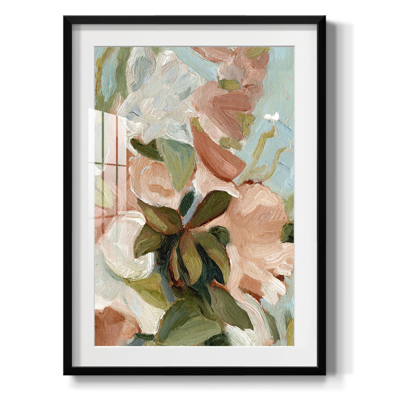 Motif rétro I, Papier avec cadre noir, Oui
