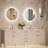Adorna Round Frameless Backlit Mirror, LED Bathroom Vanity Mirror with Dimmable Brightness, Anti-fog Function, 50000h Lifetime, Shatterproof Film-88783307