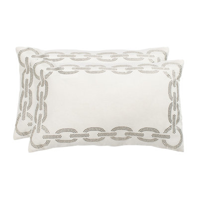  Paisley Cotton Throw Pillow