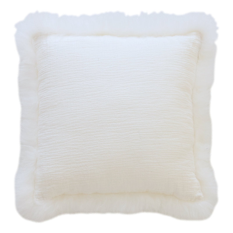 Knouse Rectangular Cushion, 50cm x 50cm, White, Square