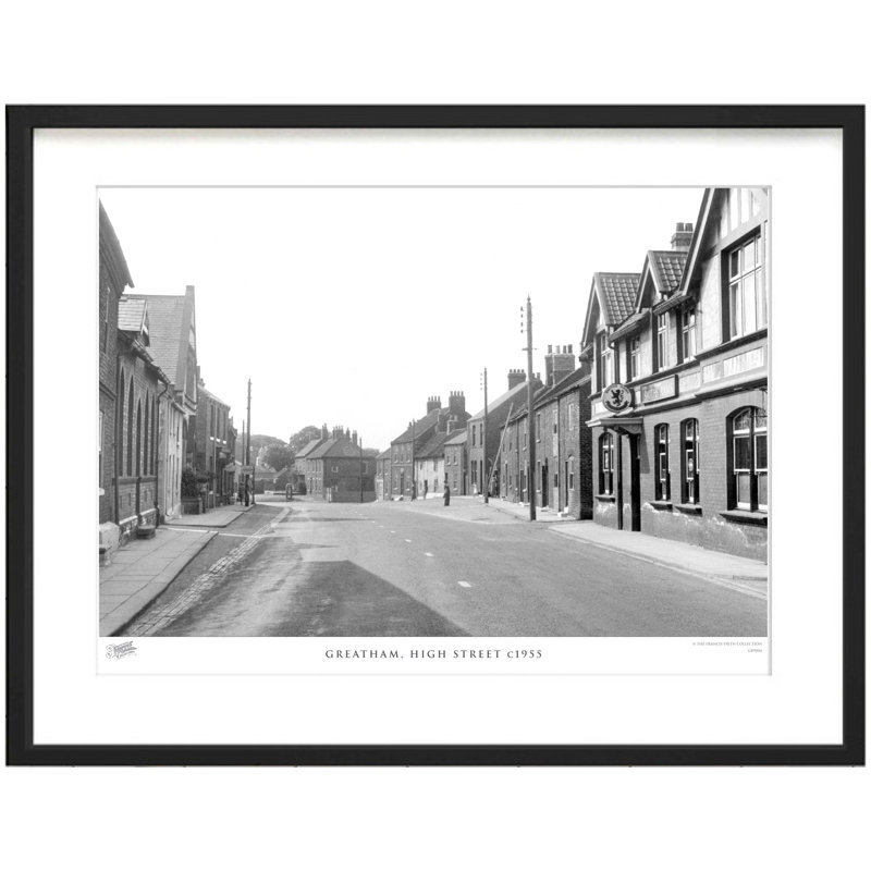 Greatham, High Street C1955 - Single Picture Frame Print, 60cm H x 80cm W x 2.3cm D