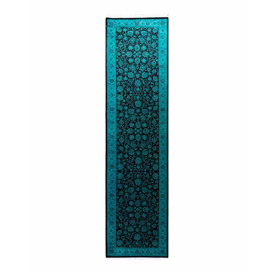 Fine Vibrance One-of-a-Kind 2'7" X 10'2" Hand Knotted Area Rug