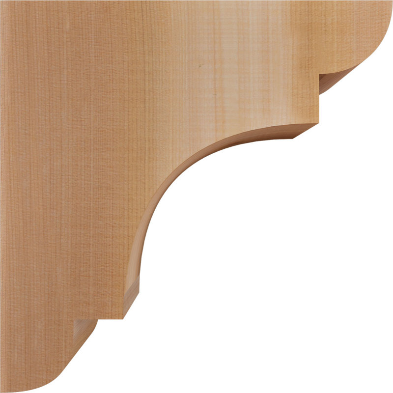 New Brighton Corbel, H 12 po x l 3,5 po x P 12 po, Cèdre rouge, Lisse