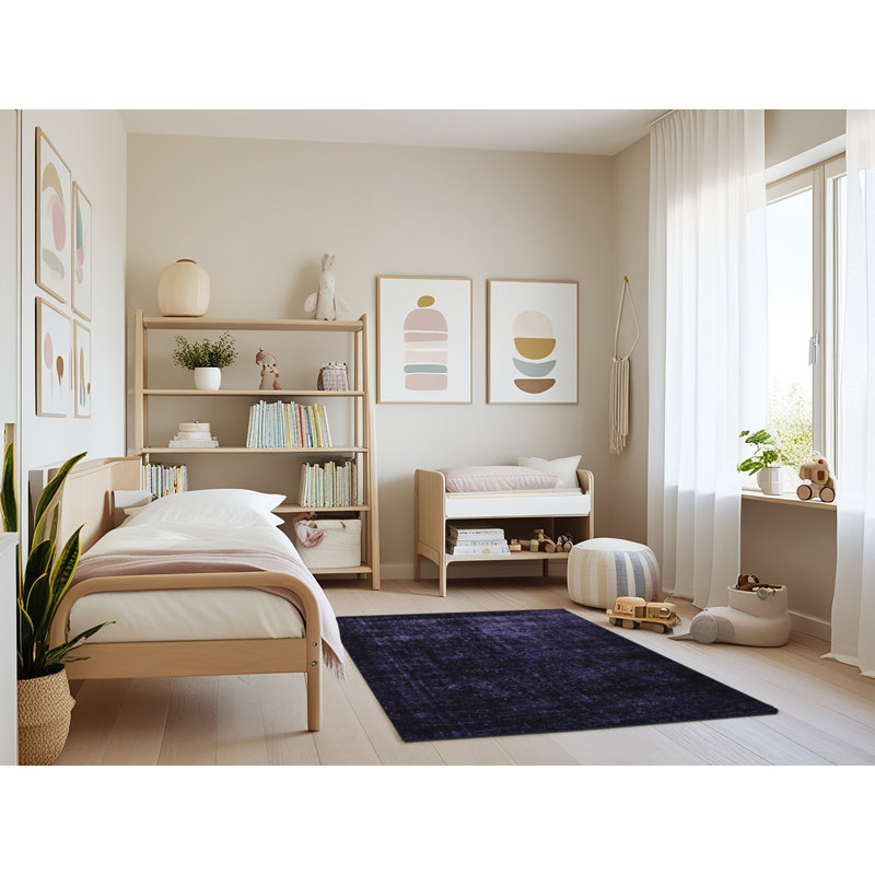 Tapis abstrait moderne abstraite, Rectangle 3 pi x 5 pi
