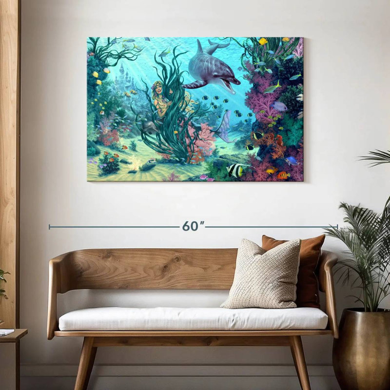 Aletra Mermaid Hide and Seek, H 30 po x l 45 po