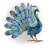 Candia Peacock Statue