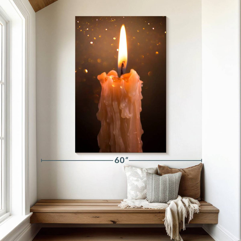 Adella Bright Candle, 51" H x 34" W