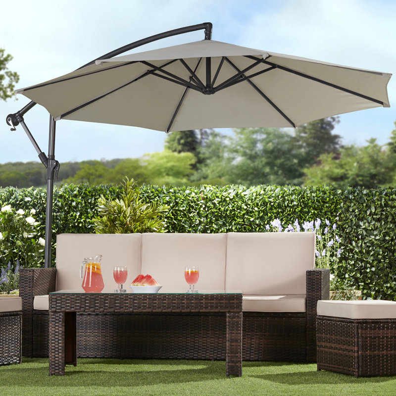 Blanton 270cm Cantilever Parasol, Grey