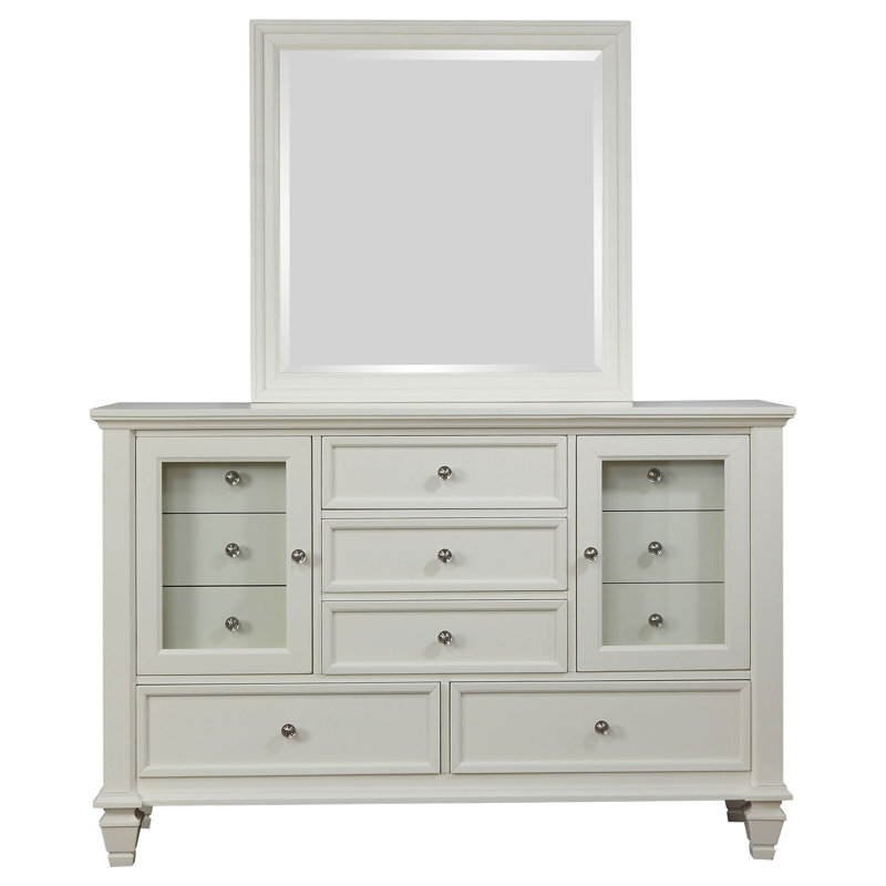 Commode 11 tiroirs avec miroir
