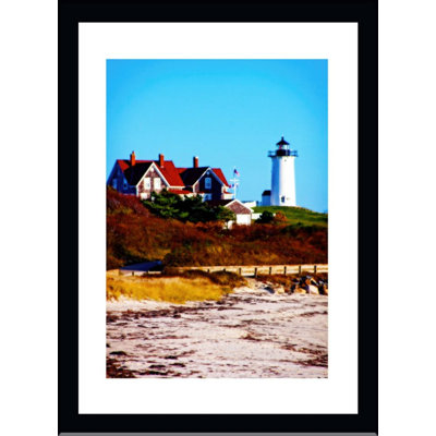 " Nobska Lighthouse 2 at Woods Hole on Cape Cod " Print