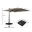 Naithan Lighted Cantilever Umbrella Included Base with Wheels-624467509-658927530
