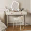 Makeup Vanity with Light mirror,2 drawers