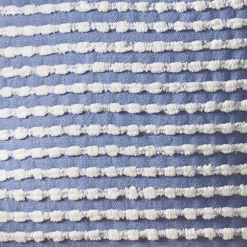 Stab Stitch 43x43cm Cushion with inner, Blue