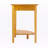 Studio Modern Corner End Table L-shaped Lower Shelf, 28.94" H X 20.08" W X 20.08" D