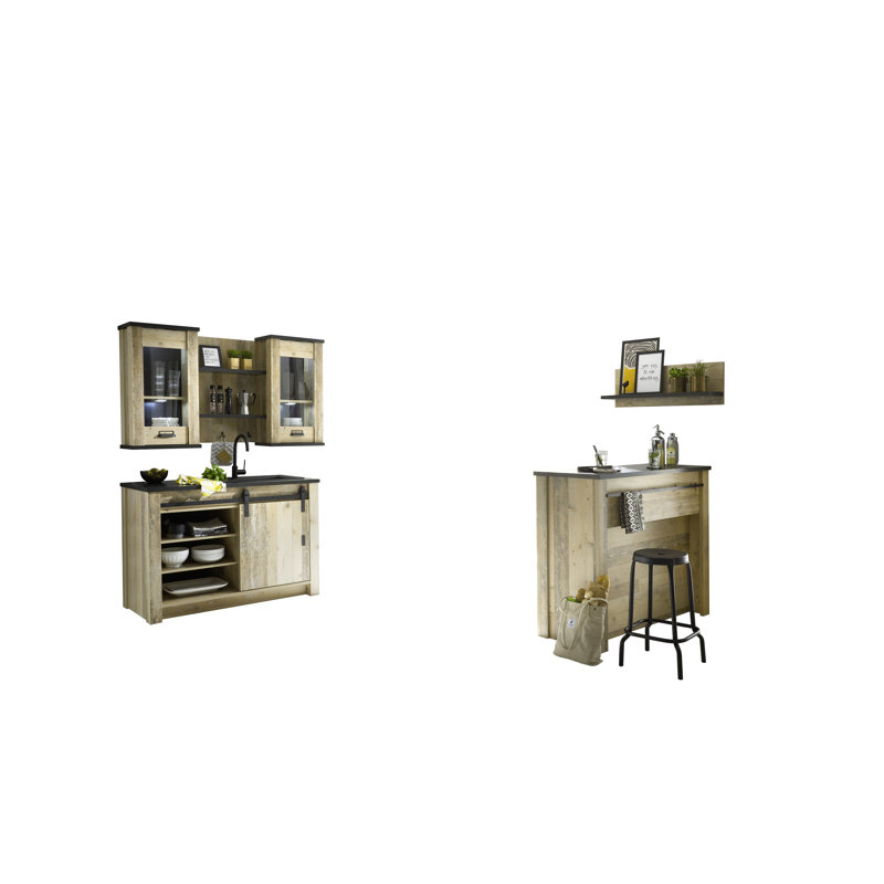 201cm Kitchen Pantry, Natural