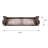 Gingko Collection Vanity Tray Elegant Bathroom Organizer with Marble Look