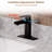 Probe Single-handle Bathroom Faucet with Drain Assembly