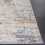Tapis abstrait tissé à la machine en beige / gris-984387523