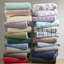 Ensemble de 4 très grands draps 100% molletonnés, doux au toucher, surface pelucheuse, livré avec un drap plat, 2 taies d'oreiller ajustées, élastique pour matelas de 16 po, coffre-fort, lavable à la machine,