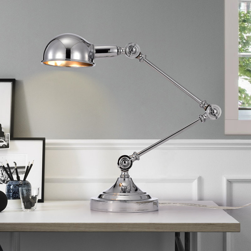Lampe de bureau articulée noire à 3 articulations