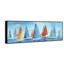 «Colorful Sails» - Peinture panoramique sur toile à cadre flottant-1622633467