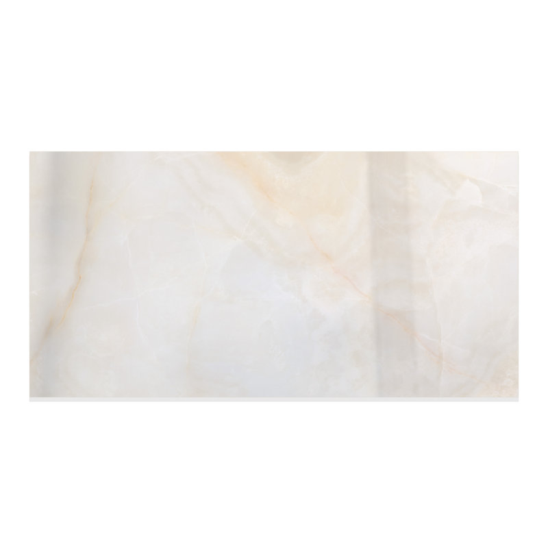 Onice Cream Polished 12x24 Porcelain Floor & Wall Tile (11.63 Sq. Ft./Case) Onyx Look, Cream, Polished, 12"